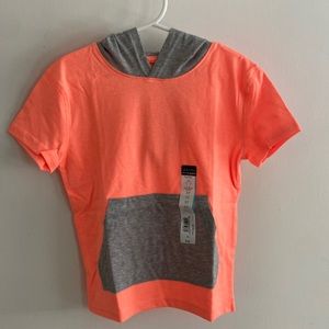 NWT okie dokie toddler boy short sleeve hoodie